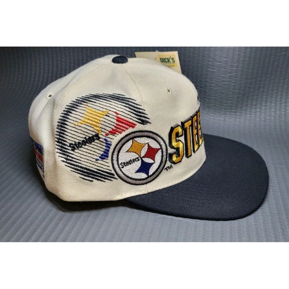 1990s Pittsburgh Steelers Vintage NFL Pro Line Hat Sports Specialties NWT